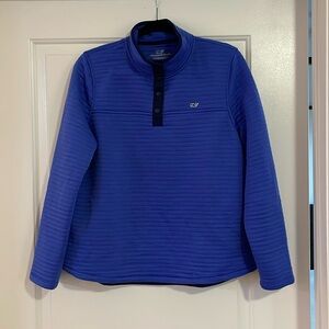 Vineyard Vines Quilted Snap Pullover - Size L